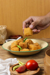Crispy Fried Tofu with Chili: A Delicious Indonesian Snack