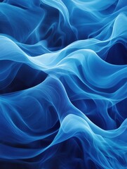 Obraz premium Abstract Blue Waves Background