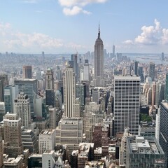 Fototapeta premium Blick auf Manhattan vom Rockefeller Center