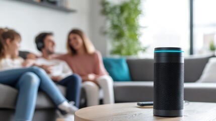 Smart Speaker Enhancing Family Time in the Living Room with Modern Technology