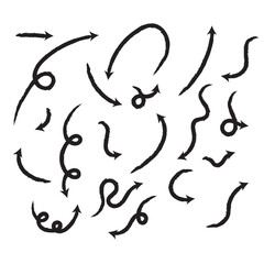 Obraz premium black arrow