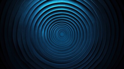 Obraz premium Minimalist Blue background with radial lines for design, banner template. Featuring white space in the center of the page for text. Ideal for geometric abstract wallpapers with a sleek touch.