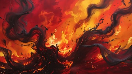 "Inferno Dance: The Art of Fire and Smoke