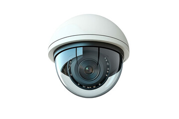 CCTV camera isolated on white background
