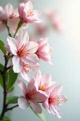 Fototapeta premium Delicate flowers of Osmanthus fragrans on white, flowers, blooms,
