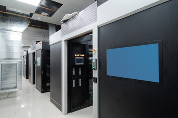 interior of data center