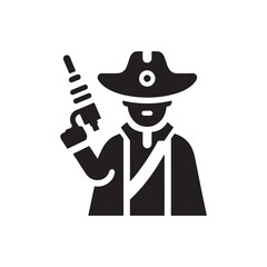 Galactic guardian with an energy sword
 silhouette
