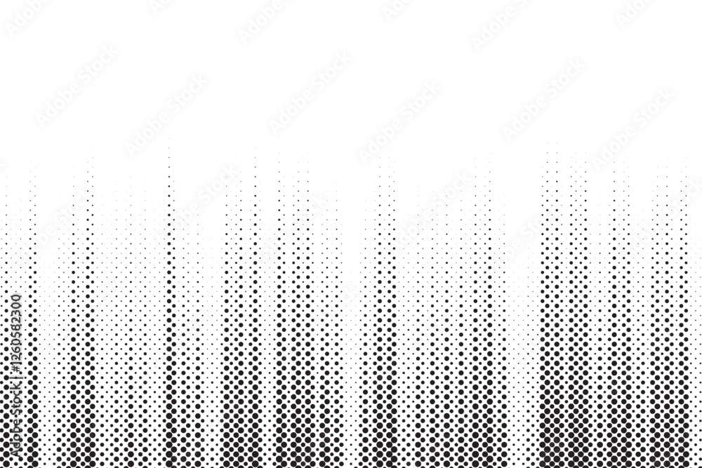 Aufkleber triangular halftone texture retro wave vector geometric technology abstract background. half tone tr