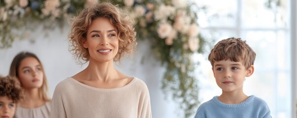 Empowering Teens A therapist gesturing while talking to a group of teenagers during a self-acceptance session Discover effective techniques for building self-esteem and promoting positive body image