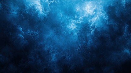 Fototapeta premium Mysterious Blue Background with Subtle Texture for Design. Banner Template with Central White Space for Text. Ideal for Minimalist Elegance Projects.