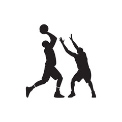 basketball player silhouette