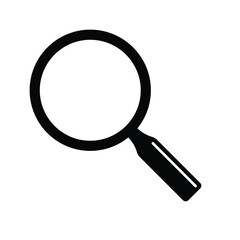 Magnifying glass icon, vector, symbol, Search Icon, vector, Zoom symbol, zoom lens sign, search symbol for web icons flat vector illustration.