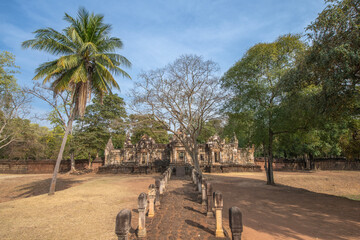 Prasat Sdok Kok Thom (Sdok Kok Thom Ancient Temple), Sa Kaeo Province, Thailand.