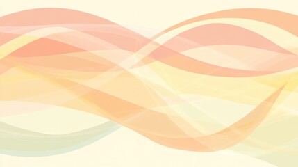 Abstract wavy background with soft pastel colors for creative designs