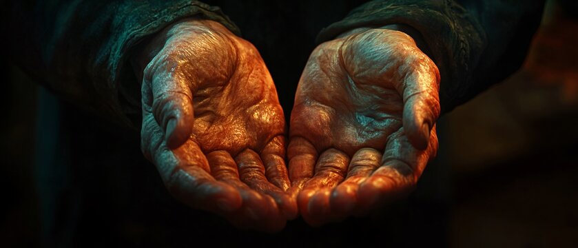 Close-Up of Ultra-Realistic Hands in Detail