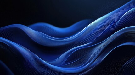 Obraz premium Sleek Blue background with subtle patterns for design and banner templates. Abstract geometric wallpaper with clean lines and a central white space for text.