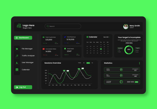 Admin Dashboard Template