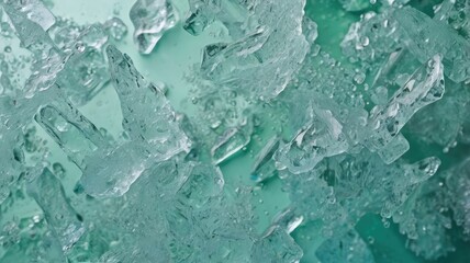 cracks create a cold winter atmosphere. Perfect for backgrounds, natural textures, and concepts of freshness, cold, and purity. background