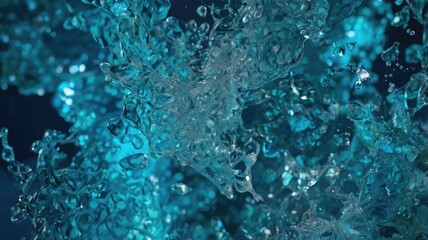 Obraz premium cracks create a cold winter atmosphere. Perfect for backgrounds, natural textures, and concepts of freshness, cold, and purity. background