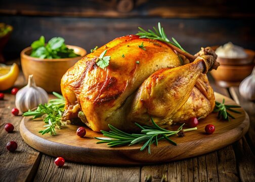 Delicious Roasted Chicken, Murga -  A Culinary Delight, Ready to Serve