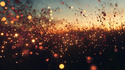 Gradient Night Sky with Vivid Stars