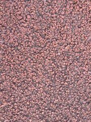 Old red rubber floor for many years for walking, running and exercising for background image