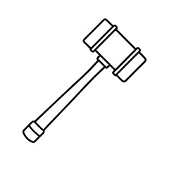 hammer isolated on white