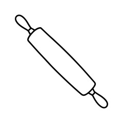 kitchen rolling isolated on white