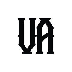 UA monogram logo design letter text name symbol monochrome logotype alphabet character simple logo
