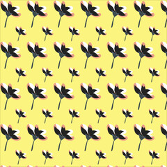 Obraz premium seamless pattern with butterflies