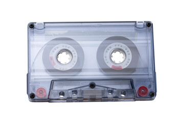 Tape cassette isolated on transparent background