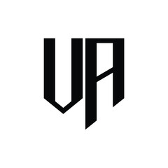 UA monogram logo design letter text name symbol monochrome logotype alphabet character simple logo