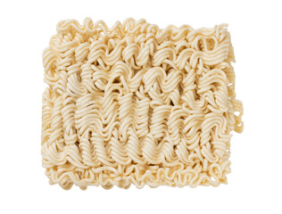 Instant noodles isolated on transparent background