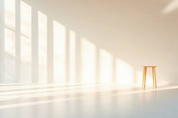 minimalistic view of modern art exhibition space with blank gallery walls awaiting artwork display