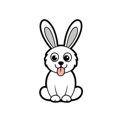 easter bunny with egg