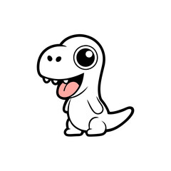 A cute dinosaur with tiny arms 