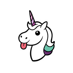 funny unicorn cartoon