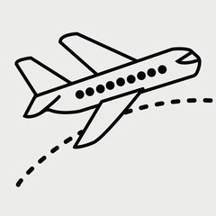 airplane vector illustration