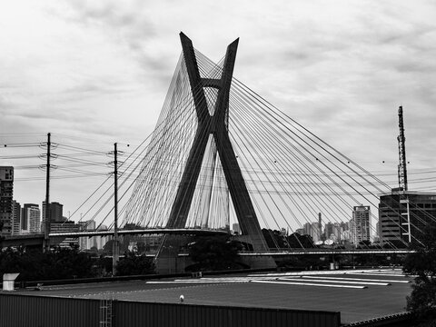 Ponte Estaiada, S&atilde;o Paulo, Brasil