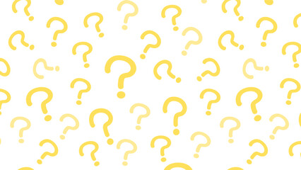 Obraz premium Seamless background illustration with question marks.