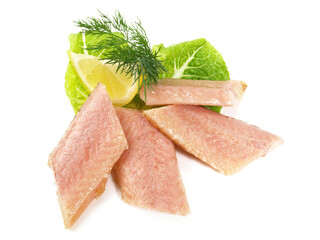 Smoked Eel - Fish on white Background