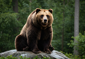 brown bear in zoo, brown bear