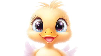 Obraz premium Adorable Baby Duckling Illustration