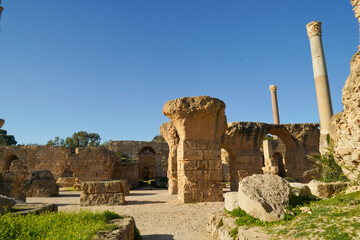 Il complesso archeologico con i resti delle Terme di Antonino, Area archeologica di Cartagine,...
