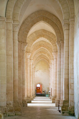 Kloster Pontigny, Innenansicht, Burgund, Frankreich