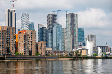 Fototapeta premium greenwich district street views in london england