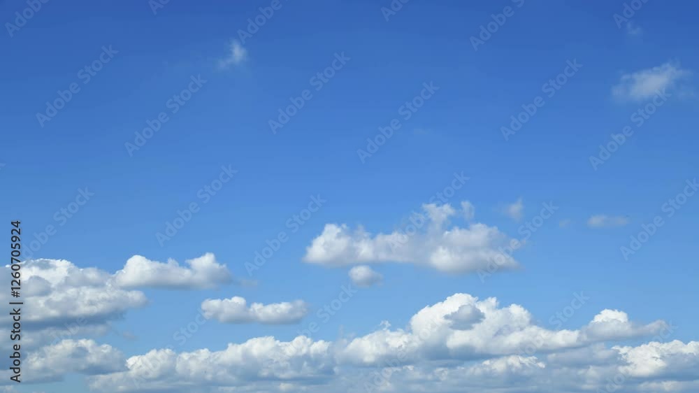 Canvas Prints time lapse of bue sky with some clouds