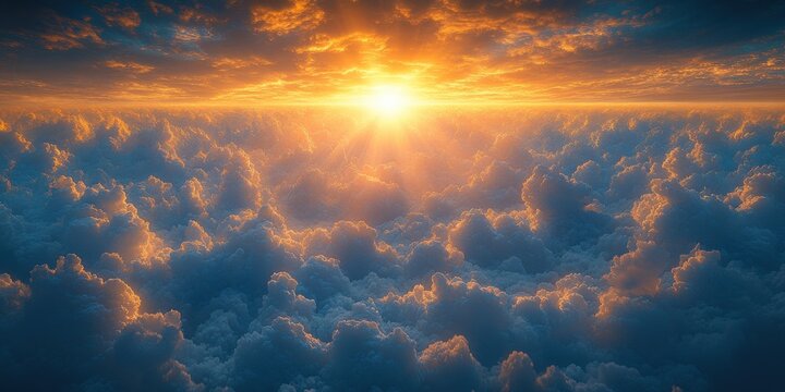 Divine revelation the final judgment as heaven opens and god descends to earth for reckoning