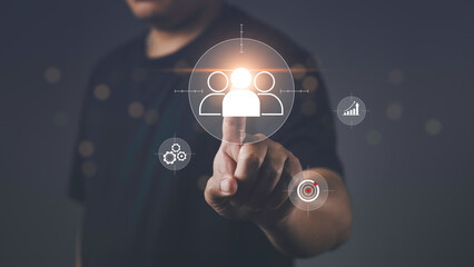 KYC Know your customer and Find target for Business Solutions Financial. Technology marketing customer service , and social media.