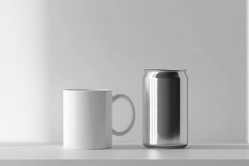 coffee mug mockup product sample. White coffee mug mockup, cup mockup, White Coffee Cup with Space for Text or Logo, Mockup of a Plain White Mug with a Cozy Background. Mockup of a Plain White Mug 